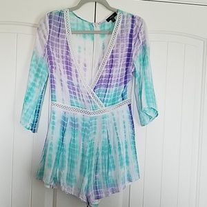 Tie dye romper